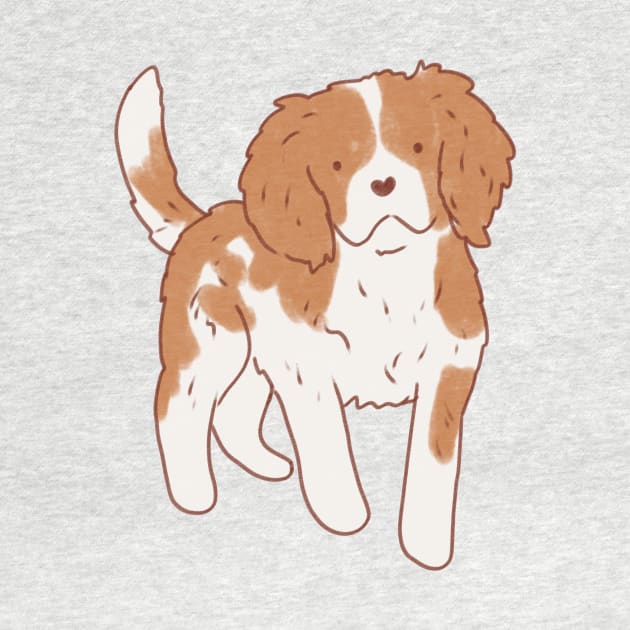 king charles cavalier spaniel by Mayarart